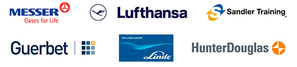  Messer, Linde, Sandler, Guerbet, Lufthansa, Hunter Douglas
